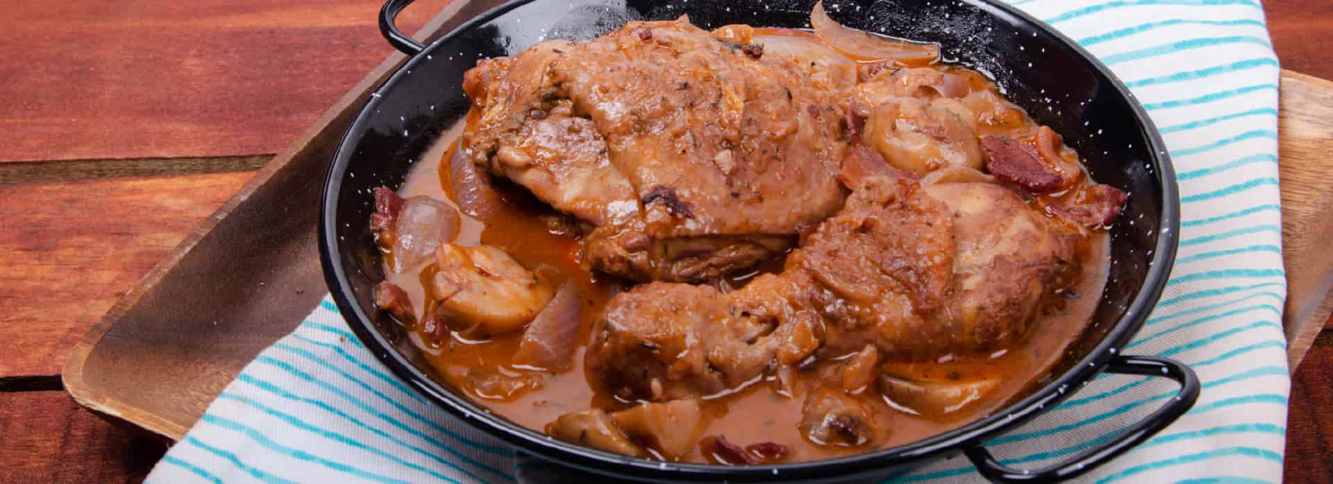 Receta de Coq au vin con pollo Friko